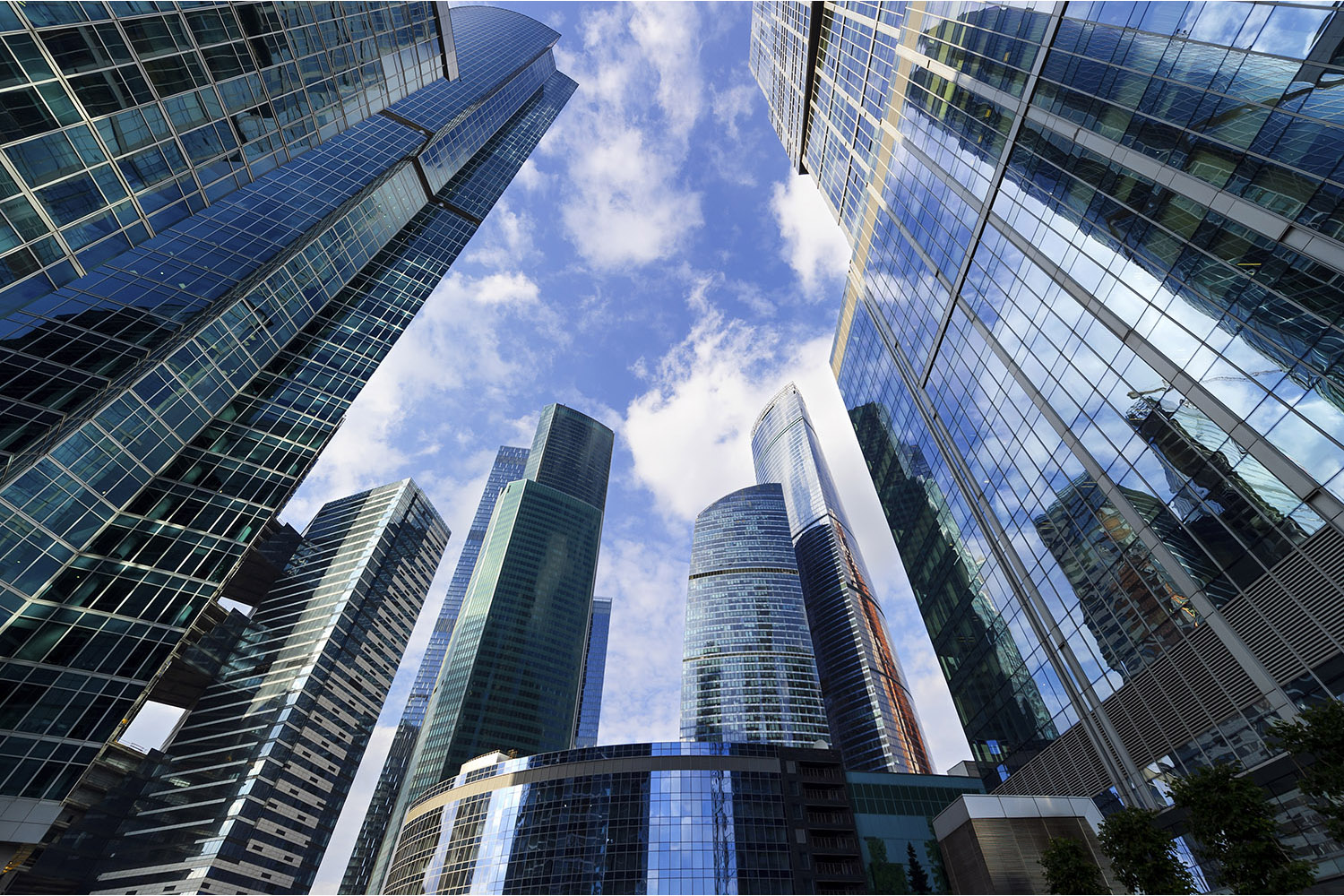 Business Offices in Skyscrapers